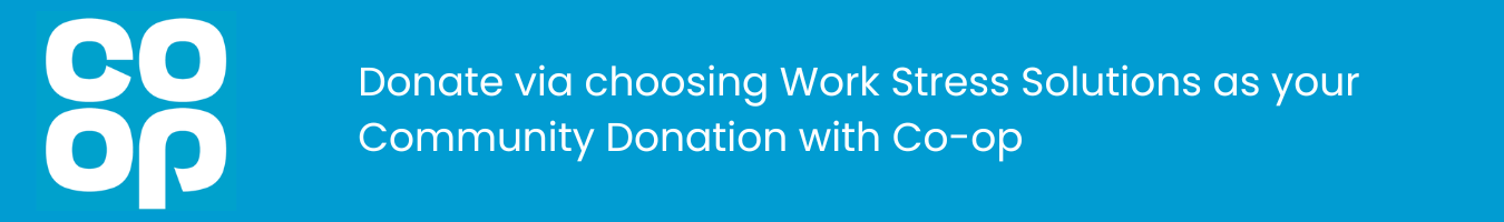 Donate via choosing Work Stress Solutions as your Community Donation with Co-op